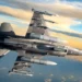 F-16 fighter jet highlighting the APG-66 and APG-68 radar systems under the $488 million Northrop Grumman engineering support contract for 21 nations.