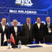 Pasifik Teknoloji ve Özata Tersanesi arasında SAHA EXPO 2026 bünyesinde imzalanan insansız deniz araçları ve otonom sistemler iş birliği protokolü.