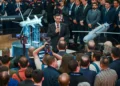 Roketsan NEŞTER kamikaze munition with surgical strike capability and new defense systems at SAHA EXPO 2026.