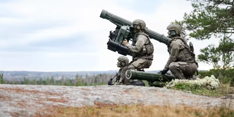 Saab Bolide 2 surface-to-air missile for the RBS 70 NG air defense system.