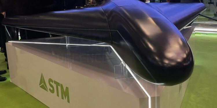 STM’s innovative naval engineering and autonomous drone systems displayed at the SAHA EXPO 2026 defense fair.