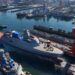 STM Malaysia LMS Batch-2 corvette being launched in Istanbul shipyard