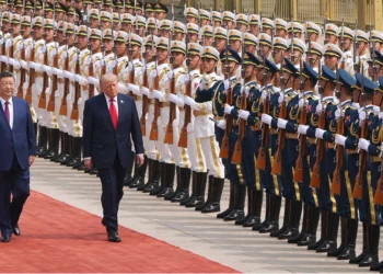 US President Donald Trump and Chinese President Xi Jinping during their historic strategic summit in Beijing.