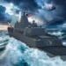Official concept art of the U.S. Navy Trump-class nuclear-powered battleship USS Defiant (BBGN-1).