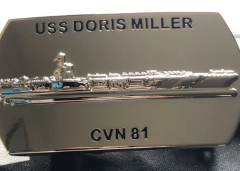 USS Doris Miller (CVN 81) uçak gemisi hatıra plaketi