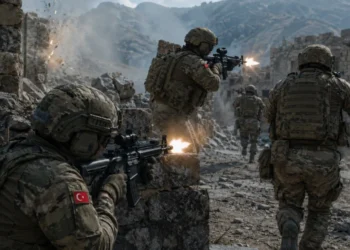 EFES-2026 tatbikatında kullanılan yerli ve milli Bertuğ yazılımının saha operasyon simülasyonu görseli.