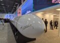 SAHA EXPO 2026 fuarında sergilenen Yıldırımhan Balistik Füzesi