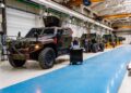Otokar Romania Medias Automecanica factory COBRA II wheeled armored vehicle production line