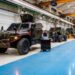 Otokar Romania Medias Automecanica factory COBRA II wheeled armored vehicle production line