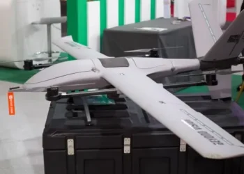 Beyond Vision UAV system showcased at ILA Berlin 2026 as part of EMR Group partnership.