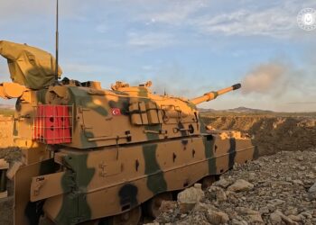 Firtina self-propelled howitzer systems delivered by MKE to the Turkish Armed Forces.