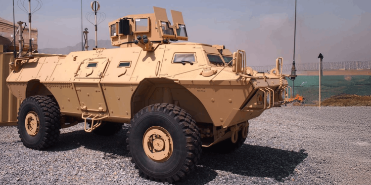Textron Systems Mobile Strike Force Vehicle (MSFV) production line in Slidell