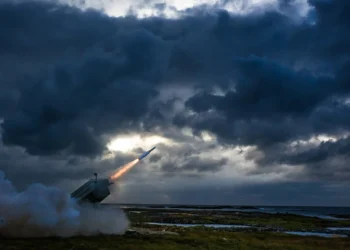 NASAMS air defense system during a test fire, highlighting the recent procurement collaboration between Belgium and the Netherlands
