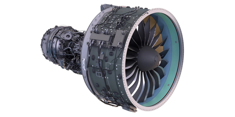 Pratt & Whitney GTF engine manufactured as part of the partnership with GKN Aerospace.