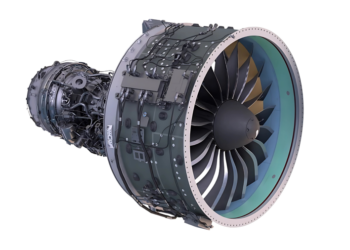 GKN Aerospace ve Pratt & Whitney ortaklığı kapsamında üretilen Pratt & Whitney GTF uçak motoru.