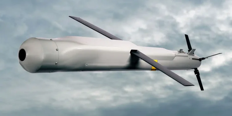 Raytheon UK tarafından geliştirilen, Stormbreaker gövdesine dayalı, dijital mühendislik ürünü egemen hassas silah sistemi Red Kite havada süzülürken