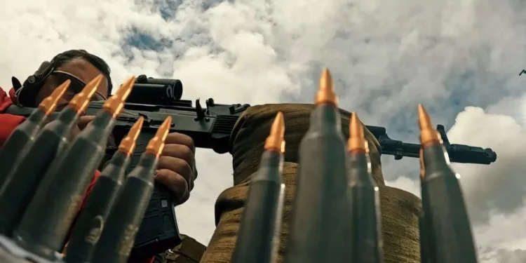 Rostec's new Mnogotochiye anti-drone ammunition designed for standard infantry rifles.