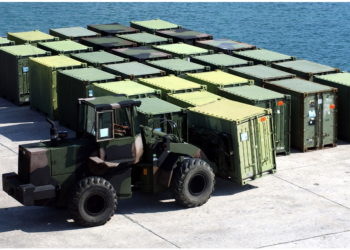 Time-critical defence logistics and container transport for military component management