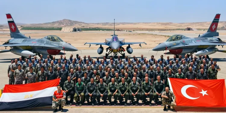 Turkish and Egyptian Special Forces units during the Golden Eagle joint military exercise.