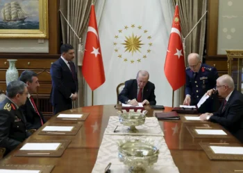 2026 Yüksek Askerî Şûra (YAŞ) kararları Cumhurbaşkanlığı Külliyesi'nde imzalanırken