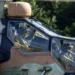 Pilots inside the cockpit of an Australian Army ARH Tiger attack helicopter on duty during the Keris Strike exercise in Malaysia
