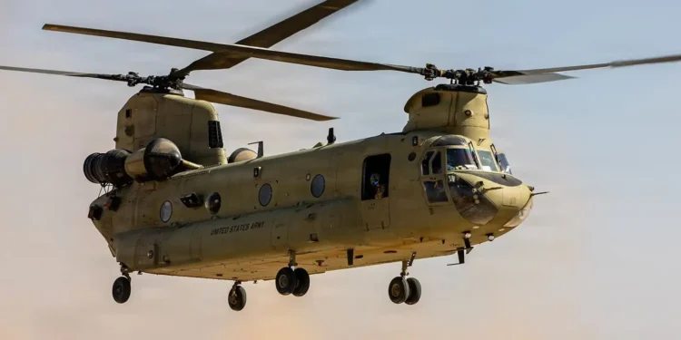 CH-47 Chinook helikopteri aviyonik modernizasyon uçuş testi
