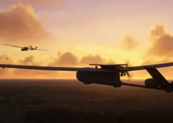 Dovbush T40 unmanned aircraft system" veya "Ukrainian-made Dovbush T40 UAS in flight