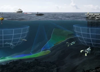 KONGSBERG Aegir SSA subsea situational awareness sonar coverage illustration