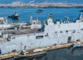 TEKNOFEST Mavi Vatan etkinliklerinde Gölcük Tersanesi'nde sergilenen TCG Anadolu ve Türk Donanması gemileri