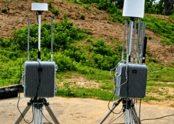 Nigeria anti-drone system developed by Babasky Technologies displayed in the field