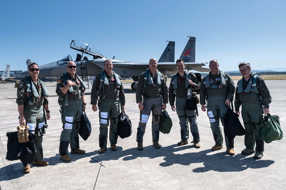 Oregon Hava Ulusal Muhafızları'na teslim edilen ilk F-15EX Eagle II uçağı