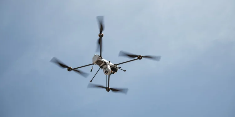 Leonardo DRS STAG-5 Designates Targets for Mortar Fire from a Drone