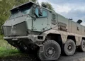 Ukrayna’nın ele geçirdiği Rus zırhlı aracı
